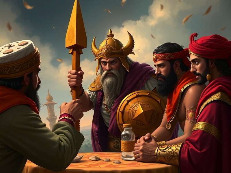 Cumin Warlord game hero with spice-themed armor